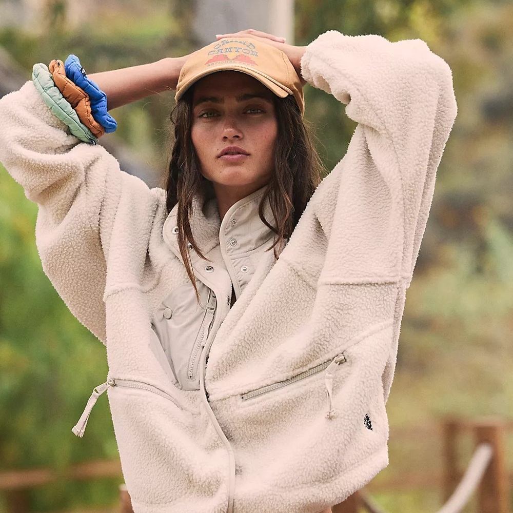 Free People Hit the slopes fleece jacket